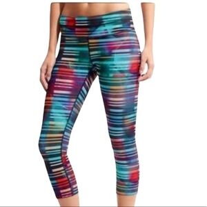 Athleta laser beam sonar capri Leggings Pants size medium